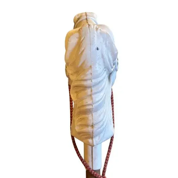 Vintage Wooden Blow Mold Hobby Horse Head Stick 34" Long - Picture 4 of 9